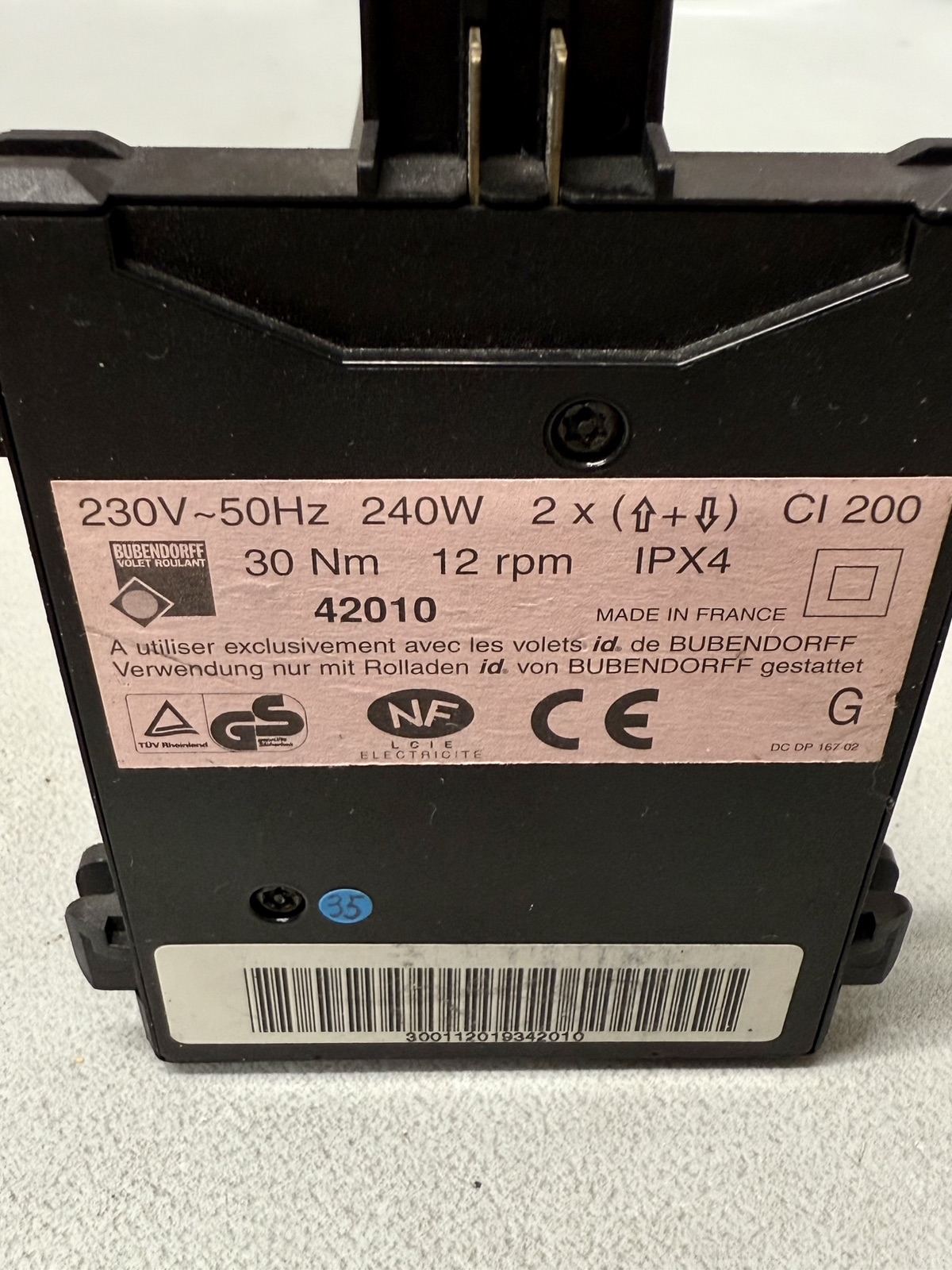 CI200 ALIADE 42010 30Nm 12RPM Telco V1 GAUCHE — photo 3